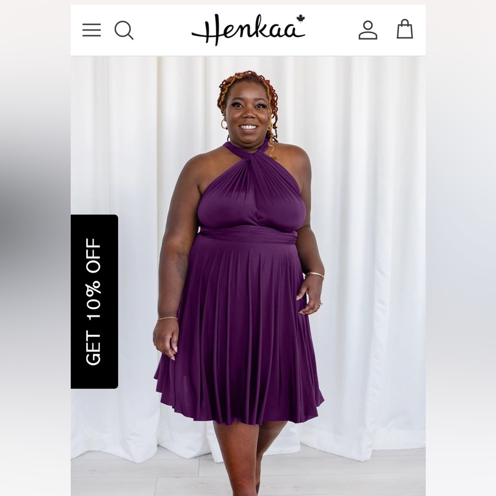 HENKAA - A dress that can be worn in a million ways! Sakura convertible dress.